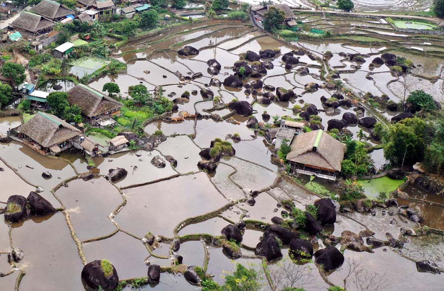 Hạ Thành giữa đá và nước